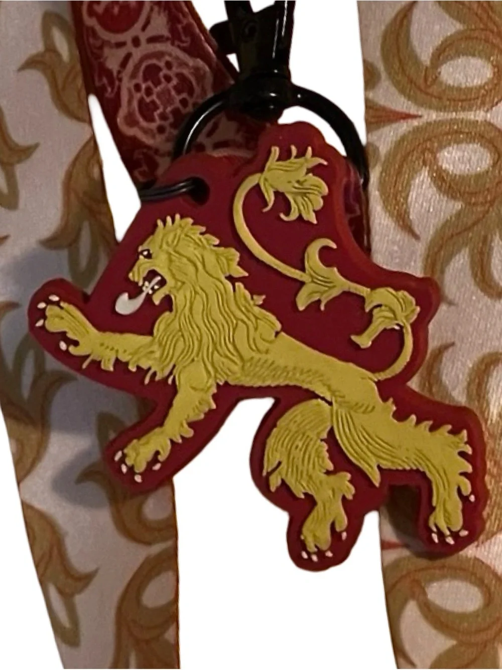 Game of Thrones House Lannister Lanyard Lion Sigil Charm HBO Promo 2017